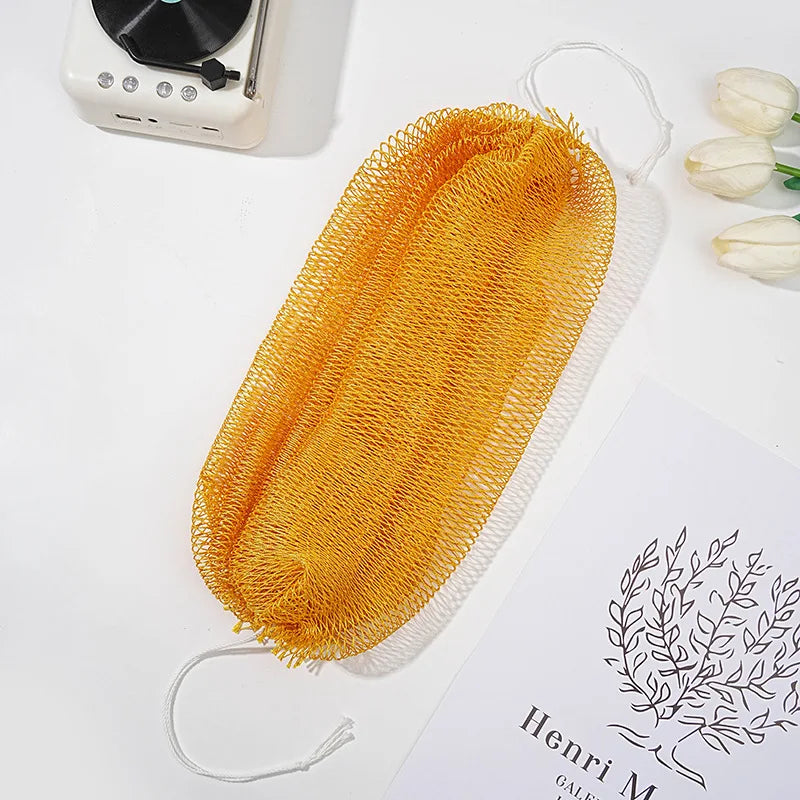 African Net Sponges Authentic Exfoliating Bath Sponge Scrub Deep Cleaning For Smoothing Arm Foot Back Neck Leg Body Skin